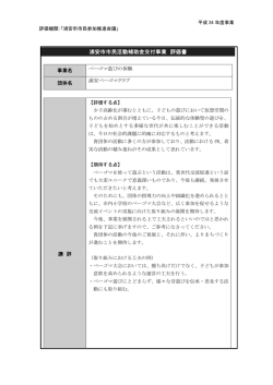 評価書（ベーゴマ遊びの体験） （PDF 136.3KB）