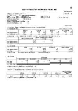 平成27年3月期 第3四半期決算短信〔日本基準〕（連結）