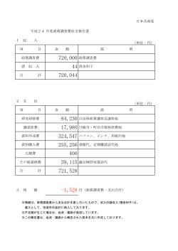 日本共産党（2名）平成24年度収支報告書 （PDF 77.5KB）