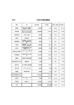 H.25学校配当決算報告書 [86KB pdfファイル]