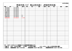 青森市営バス「 駒込見吉通り 」停留所時刻表