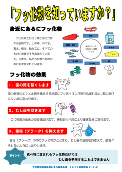 フッ化物の効果