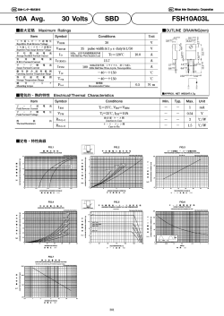 10A Avg. Volts SBD 30 FSH10A03L