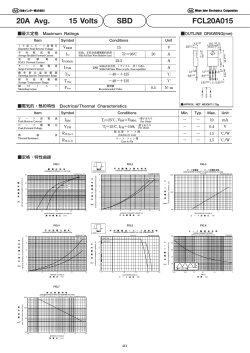 20A Avg. Volts SBD 15 FCL20A015