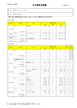 決算書（海辺のライブラリーPart3） （PDF 253.8KB）