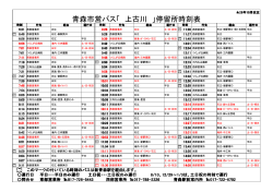 青森市営バス「 上古川 」停留所時刻表