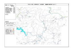 平成26年度 県管理河川”水防情報”（新城市）