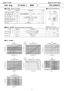 10A Avg. Volts SBD 15 FCL10A015