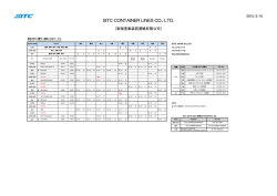 香港_蛇口_厦門-関西 - SITC JAPAN CO., LTD.