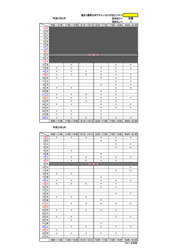 H27.2-3月交流Cスタジオ空き状況