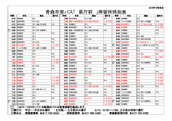 青森市営バス「 県庁前 」停留所時刻表
