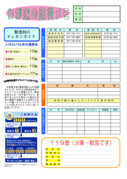 コピー ～ わが家の防災memo.xls
