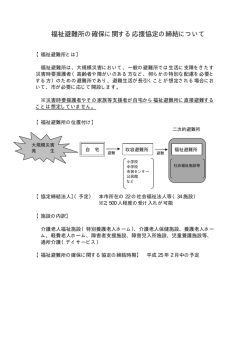記者会見配布資料（福祉避難所）.doc