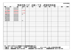 青森市営バス「 浜館一丁目 」停留所時刻表