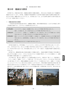 健康安全教育（PDF：719KB）