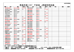 青森市営バス「 下安田 」停留所時刻表