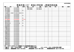 青森市営バス「 幸畑小学校前 」停留所時刻表