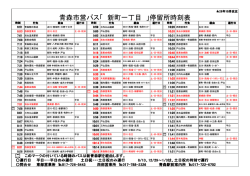 青森市営バス「 新町一丁目 」停留所時刻表
