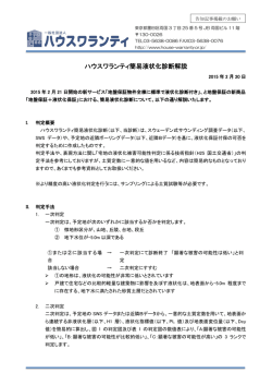 ハウスワランティ簡易液状化診断解説
