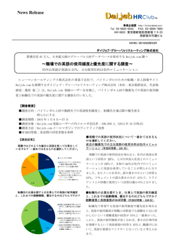 詳しいレポートはコチラ&rarr;職場での英語の使用頻度と優先度に関する調査
