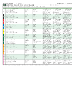 逆瀬川特別（中央交流）特別 サラ系4歳上定量