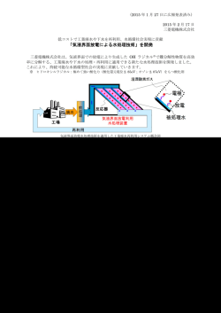 気液界面放電による水処理技術