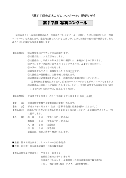 募集概要 PDF形式：151KB