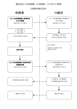 補助申請から交付までの流れ（PDF：216KB）