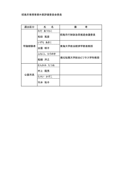 委員名簿（PDF：25KB）