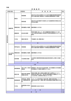 評価基準（PDF 170KB）