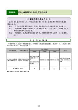 計画18 新しい成熟都市に向けた区政の創造（PDF：17KB）