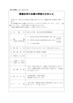 栄町政策審議会（PDF）
