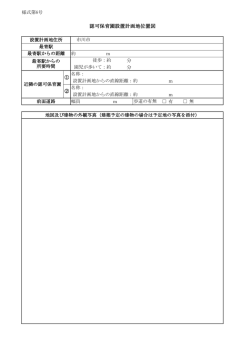 認可保育園設置計画地位置図