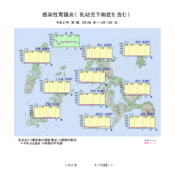 感染性胃腸炎（乳幼児下痢症を含む）