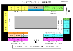 ヤングアダルトコーナー 書架案内図