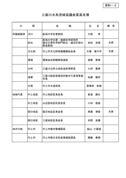 2．三面川水系流域協議会委員名簿（PDF形式 39 キロバイト）