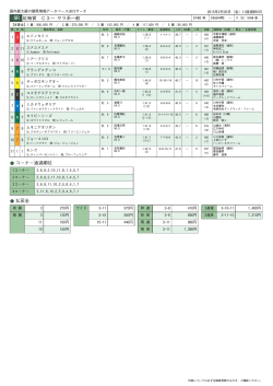 9R 紅梅賞 C3一 サラ系一般 コーナー通過順位 払戻金