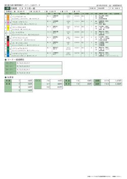 9R 白梅賞 C9 サラ系一般 コーナー通過順位 払戻金