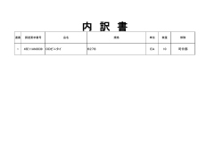 内 訳 書