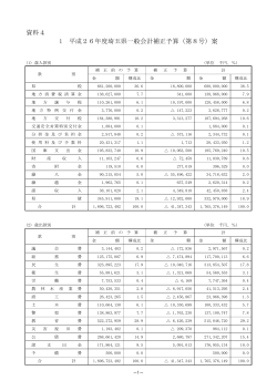 資料4 1 平成26年度埼玉県一般会計補正予算（第8号）案