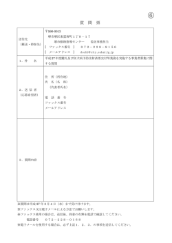 質問票（PDF：98KB）