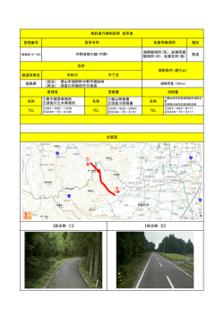 （起点） 郡山市湖南町中野字諏訪峠