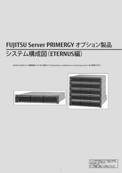 PRIMERGY システム構成図 (2015年2月版) ETERNUS編