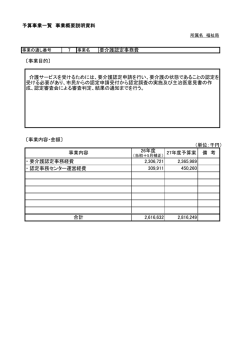 007 要介護認定事務費