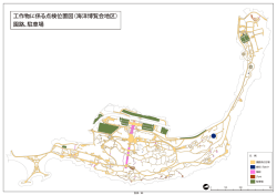 工作物に係る点検位置図（海洋博覧会地区） 園路、駐車場