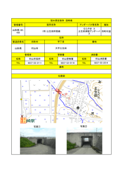 管理番号 種別 山形県-02- 432 市町村道 都道府県名 市町村 山形県