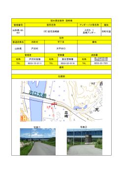 管理番号 種別 山形県-02- 457 市町村道 都道府県名 市町村 山形県