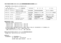 平成 27 年度 第 3 四半期（10 月～12 月）における専用使用施設の優先