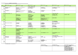 学科・専攻・領域・センター名：社会環境工学科／建設工学専攻 1限（9:00