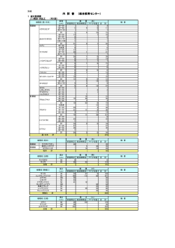 内 訳 書 （総合教育センター）